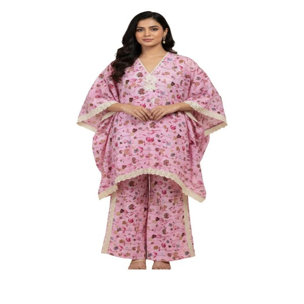 Printed Winter Cotton – Casual Wear | Unstitched Pink Floral