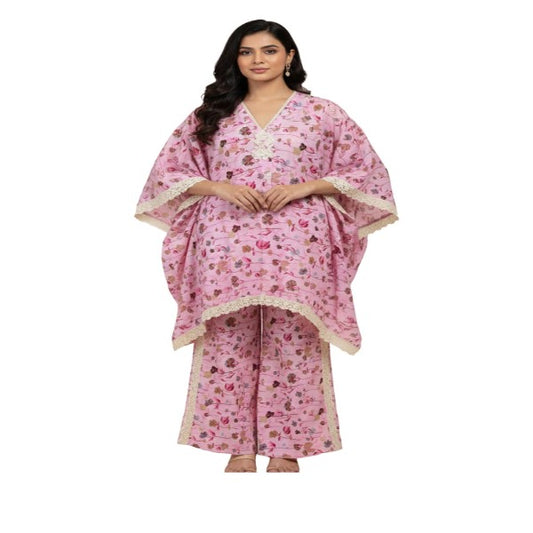 Printed Winter Cotton – Casual Wear | Unstitched Pink Floral