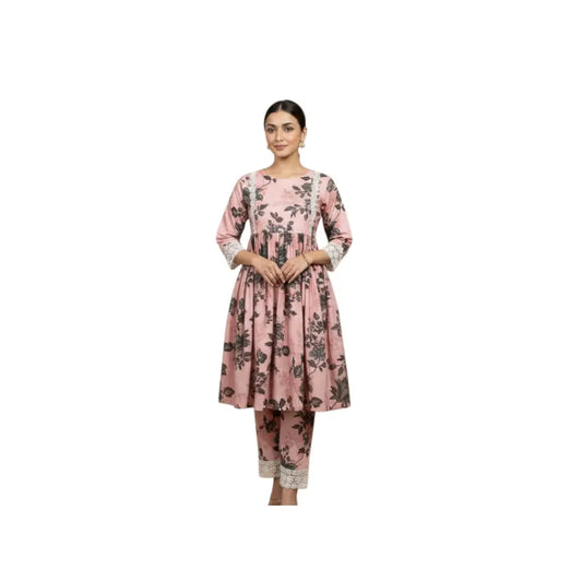 Printed Cotton Lawn – Casual Wear | Unstiched Pink